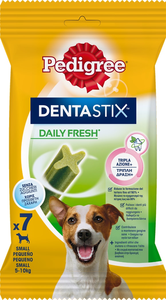 Pedigree® Dentastix™ Daily Fresh Small Οδοντική Φροντίδα Σκύλου  110g