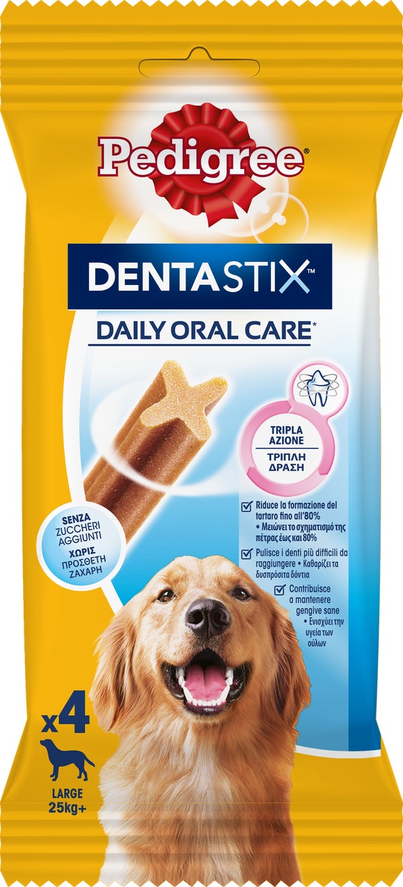Pedigree® Dentastix™ Large Οδοντική Φροντίδα Σκύλου (4 τμχ) 154g