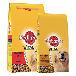 PEDIGREE® Πλήρης Ξηρή Τροφή με Μοσχάρι & Λαχανικά